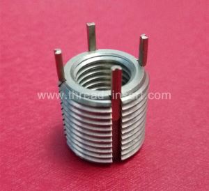 Metric Stainless Carbon Steel Thin Wall Key Locking Threaded Inserts