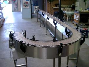 Automatic Slat Chain Conveyor Tire System