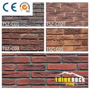 Brick Faux Stone Wall