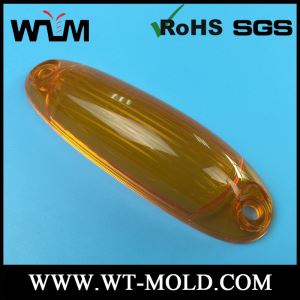 Clear Acrylic Material Injection Moulding Warning Lamp Cover