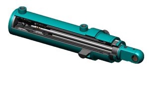 Multistage Hydraulic Cylinder For Environmental Protection Machinery