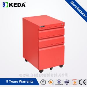China Supplier New Full Width Recessed Handle 3 Drawers Mobile File Cabinet on Sale