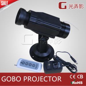 15W DC12V Remote Control OEM Indoor Short Throw Flashing Or Fading Gobo Light Logo Projector