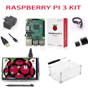 NEW Raspberry Pi 3 Starter Kit With Original Raspberry Pi 3 Model B + 5V 2.5A Power Supply + Heatsinks + ABS Case / Orange Pi