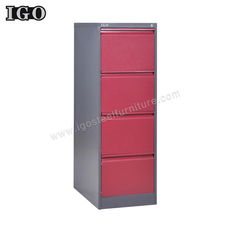 Top Quality Vertical 4 Drawers Steel Filing Cabinets