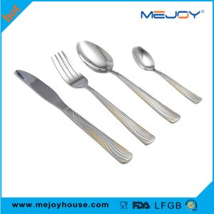 72Piece 18 10 Gold Plated Flatware Sets
