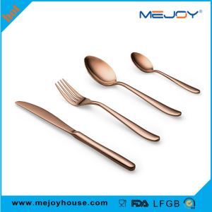 24Piece High Quality Flatware Rose Gold Cutlery Sets