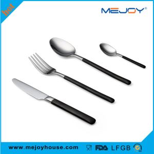 16Pices Ti Plated Black Stainless Steel Cutlery Set