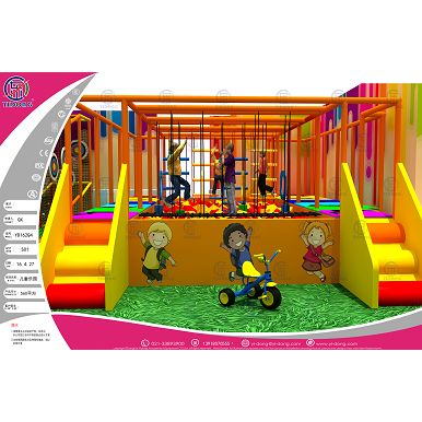 Customized Obstacle Course Indoor Plastic Playground Equipment Children's Play Area Suppliers
