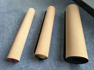 Cork/Double Layer Eco Friendly TPE Yoga Mat