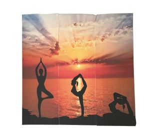 Spray Printed Eco Friendly PVC Yoga Mat