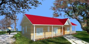 China Structural Light Steel Frame Modern House Prefab Modular Homes for Low Income Economic Family