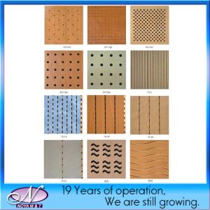 Acoustic Soundproofing Wooden Board Panel For Ceiling/Wall Decorative