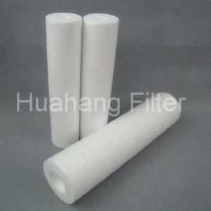 Manufacturer Of 10 Micron 40 Inch PP Sediment Water Filter Element 20 Inch Length Melt Blown Water Filter Cartridge 30 Inch Length 152mm
