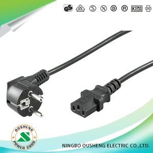 CEE7/7 Schuko Plug To IEC 60320 C13 European Power Cord Desktop