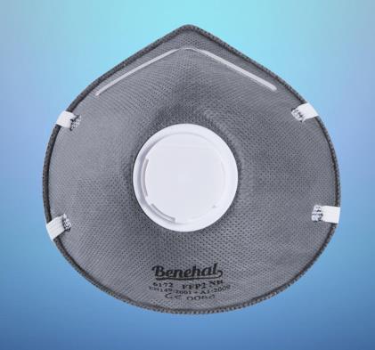 Benehal CE FFP2 Valved Respirator With Active Carbon For Industry