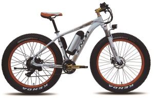 New Fat Tire Electric Mountain Bike Beach Snow Bicycle,ebike White 250w ,men's Best Electric Bicycle
