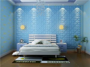 Manufactured Hotel Emboosed 3d Art Wallpaper Home Decoration