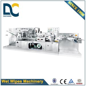 DC-300 Full Automatic High Speed Three Side Sealing Single Piece Wet Tissue Manufacturing Machine