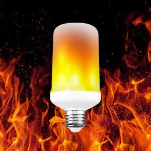 New Design LED Flame Effect Light Bulb E27 E26 Base Festival Atmosphere Christmas Decoration Lamp
