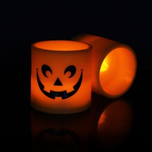 Hallowmas Led Candle With Festival Pattern