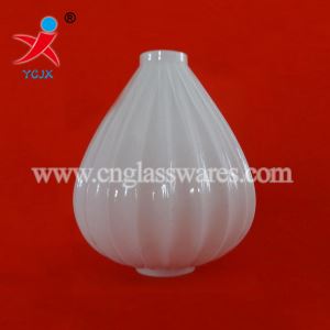Blown Tropical Hydrogen Balloon Glass Lampshades With Vertical Lines