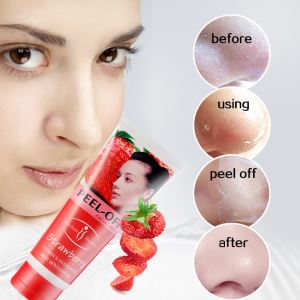 Strawberry Black Head Pore Nose Strips 3 Step Effectively Black Head Remover Mask for Acne Scar Removal Anti Pimple