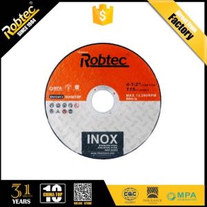 2017 Hot Selling ROBTEC Extra Thin Cutting Disc With Depressed Center, Cutting Off Abrasive Wheel, Cutting Wheel For Inox, Cutting Disc For Stainless Steel
