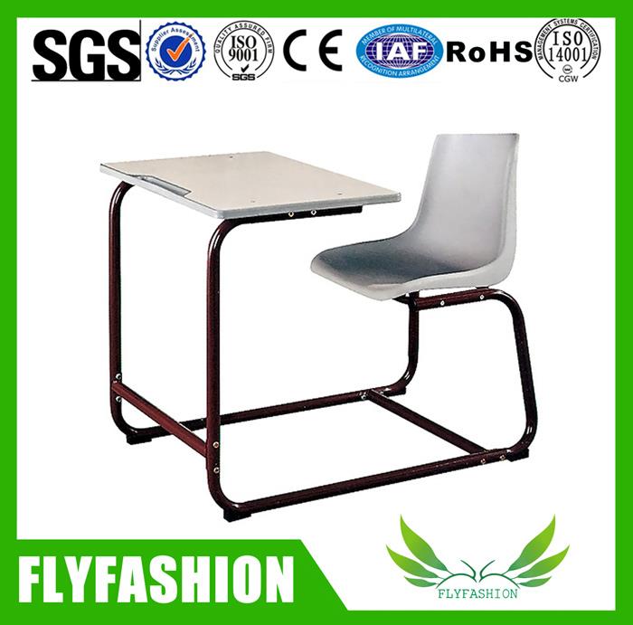 Newest Design Detachable Durable Single School Student Desk And Chair For Classroom Furniture