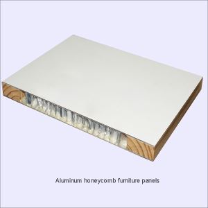 Aluminum honeycomb furniture panels