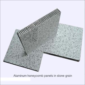 Aluminum Honeycomb Panels In Stone Grain