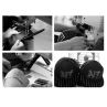 Wholesale Custom Corduroy 5 Panel 3D Embroidery Patch Mesh Baseball Cap and Hat