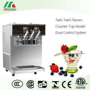 Soft Serve Ice Cream Machine Frozen Yogurt 2+mixed Flavors Dual Control System Commercial Kitchen Equipment