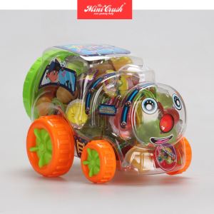 Small Plastic Toys Train Car With Candy Assorted Coconut Jelly