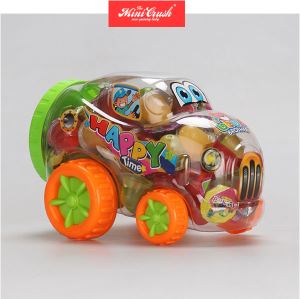 Natural Coconut Candy Toy/Fruit Flavored Jelly in Beetle Car