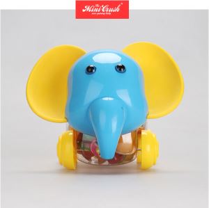 No Konjac Snack Mini Fruit Jelly in Elephant Jar for Kids