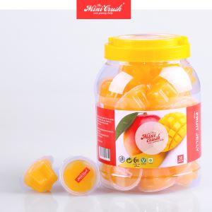 Mango Flavor Jelly Cup In Round Jar