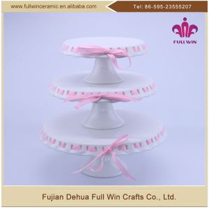 Cake Stand With Ribbon