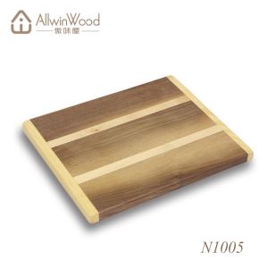 Striped Wood Grooved Cutting And Serving Boards