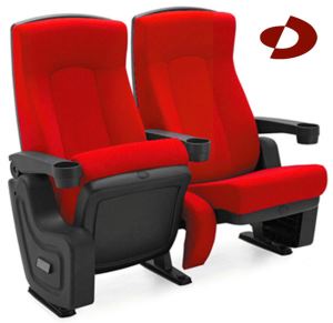 Hot Selling PU Leather Movable Arm Moive Hall Cinema Seating with High Performance
