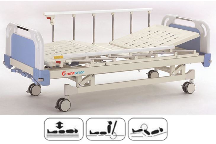 CheapThree-function Manual New Medical Hospital Patient Beds Suppliers for Sale