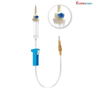 IV Infusion Administration Given Set with Airvent