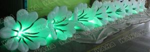 2017 Event Party Decoration Inflatable Flower Chain Flower Line with LED Light