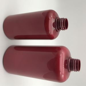 Solid - Colored And Pretty Cylindrical Plstic Bottle For Liquid Package