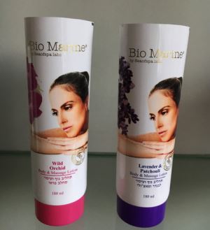 White Glossy Laminated Tube for Cosmetic Packaging
