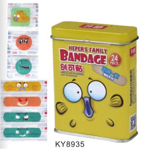 Gift Packaging Cartoon PE Bandage For Supermarket