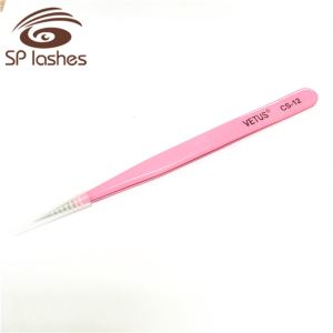 Eyelash Tweezers Pink ST-12