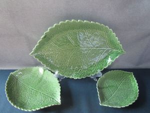 Ceramic Salad Dinner Leaf Shape Plate