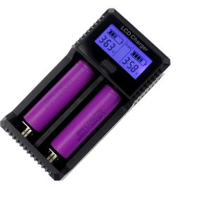 2 Cells Lithium/NiMH Battey Charger With LCD Indicator (2A Max Charging Current )