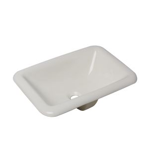 Rectangular Drop In Porcelain Bathroom Sink, SS-O2115BE